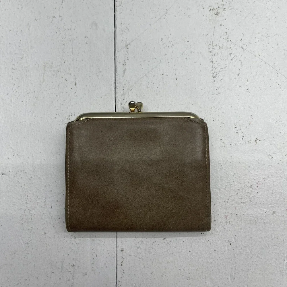 Vintage Rolfs American Classic Brown Cowhide Bi Fold Coin Pouch Wallet